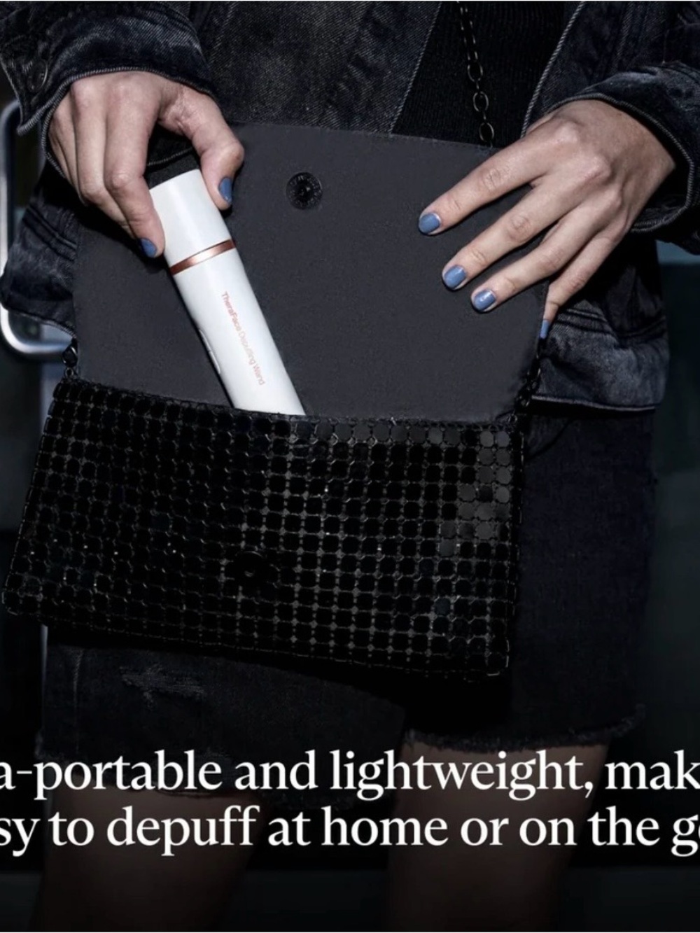 Therabody TheraFace Depuffing Wand - White Cold & Hot Therapy Beauty - Picture 13 of 13